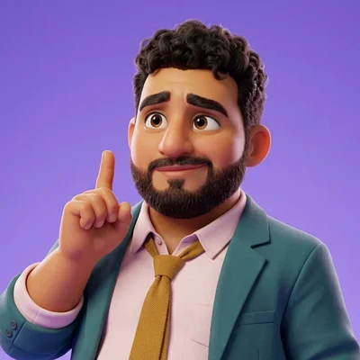 Leo raising one finger, thinking something through.